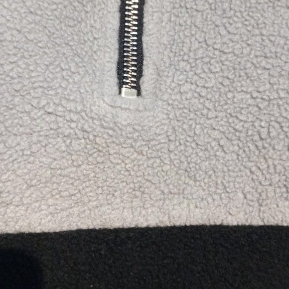 Victoria Secret PINK XS Fleece Stripe Pullover Quarter Zip Jacket - Picture 9 of 9